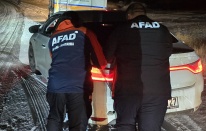 Mahsur kalan 14 kişi kurtarıldı