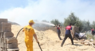 Yangında hayvanlar yaralandı, insanlar zehirlendi