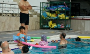 Adıyaman Üniversitesi’nden Ampute Bireylere Yüzme Kursu