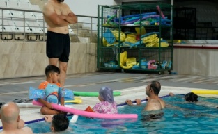 Adıyaman Üniversitesi’nden Ampute Bireylere Yüzme Kursu