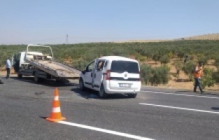 Hafif ticari araç devrildi: 1 Ölü, 5 yaralı