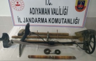 Kaçak kazı yapan şahıslara suçüstü: 5 gözaltı