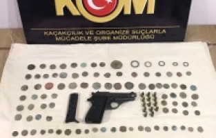 Adıyaman’da, tarihi eser operasyonu: 2 gözaltı