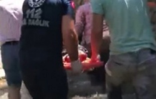 Ayağı kırılan kadın için dere tepe aşıldı