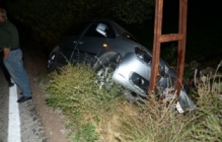 Çelikhan’da trafik kazası: 2 yaralı