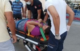 İncir ağacından düşen kadın yaralandı