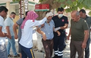 Otomobil yayaya çarptı: 1 yaralı