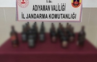 Jandarma ekiplerinden kaçak içki operasyonu
