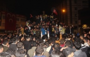 Adıyaman’da galibiyet coşkusu