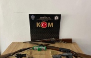 Adıyaman'da silah operasyonu