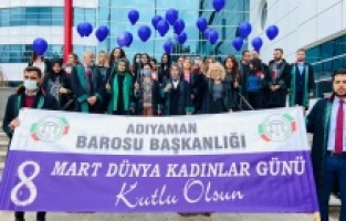 Adıyaman Barosundan Kadınlar Günü açıklaması
