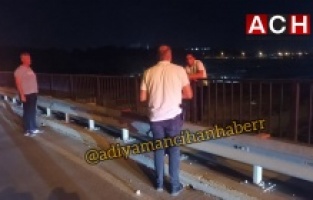 Köprüde canına kıymak istedi