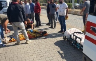 Kamyonun çarptığı yaya ağır yaralandı