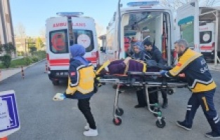 Otomobil şarampole devrildi: 3 yaralı