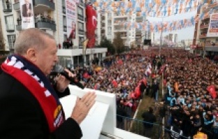 Cumhurbaşkanı Erdoğan, Kahta'da halka seslendi