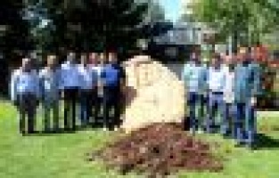 8 tonluk tarihi eser vinçle taşındı