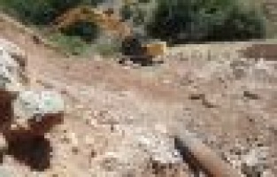 Adıyaman Belediyesi, Tut Medetsiz isale hattında çalışma yaptı