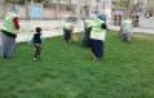 Adıyaman Belediyesinden parklarda temizlik seferberliği