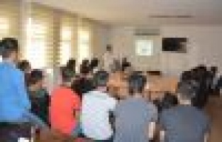 Adıyaman Belediyesi’nden stajyer öğrencilere iş güvenliği eğitimi