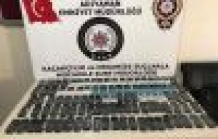 Adıyaman’da 102 adet kaçak telefon yakalandı 