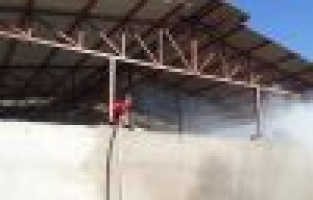 Adıyaman’da çiftlikte yangın