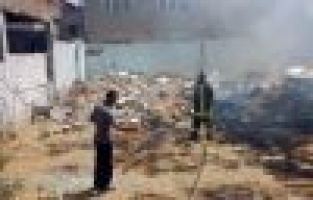 Adıyaman'da Çıkan Yangın Korkuttu