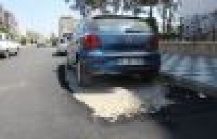 Adıyaman'da fıkra gibi asfaltlama