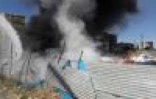 Adıyaman’da hurdalık yangını