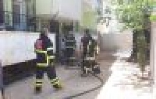 Adıyaman'da ikamet yangını korkuttu
