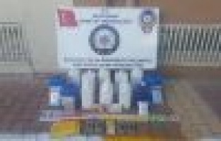 Adıyaman'da kaçak nargile tütünü operasyonu