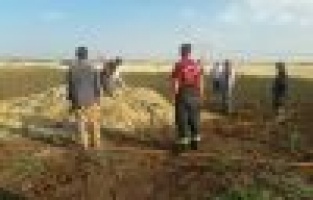 Adıyaman’da saman yangını