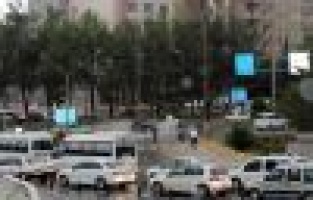 Adıyaman’da, şiddetli yağmur ve dolu yağışı