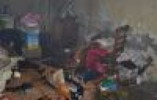 Adıyaman'da Terk Edilmiş Evde Yangın