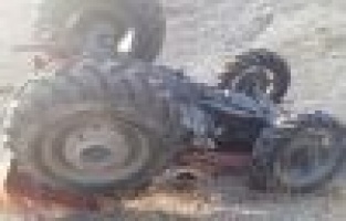 Adıyaman’da traktör devrildi: 1 Yaralı