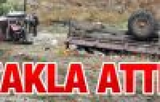 Adıyaman’da Traktör Takla Attı