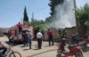 Adıyaman'da, Yangın