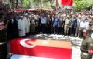Adıyamanlı Şehidi Binlerce Kişi Uğurladı