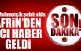 Afrin'den acı haber geldi: 8 şehit 13 yaralı