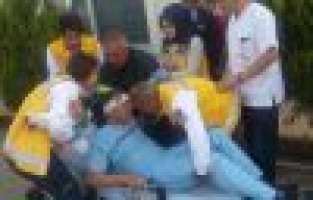 Ağız ve diş sağlığı merkezinde yangın tatbikatı