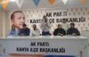 AK Parti Kahta’da istişare toplantısı düzenledi