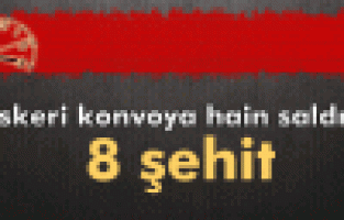 Askere Mayınlı Saldırı 8 Şehit