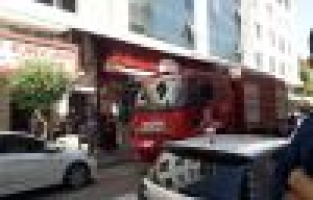 Baca yangını paniğe neden oldu