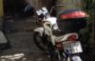 Bahçedeki Motosiklet Çalındı