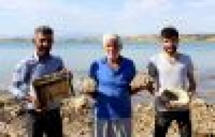  Baraj suları çekilince köylüler buldu