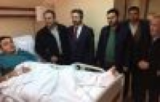 Başkanvekili Aydın, yaralı polise geçmiş olsun dileklerini iletti