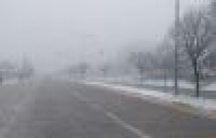 Besni’de kar yağışı