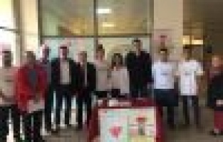 Besni'de Organ bağışı standı