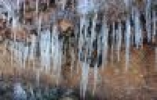 Buz sarkıkları oluştu