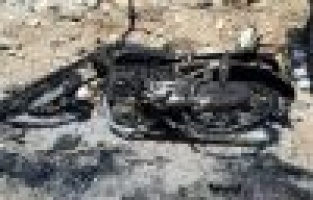 Çaldıkları Motosikleti Yaktılar