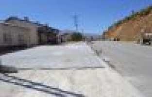 Çelikhan İlçesinde Kaldırım Çalışması